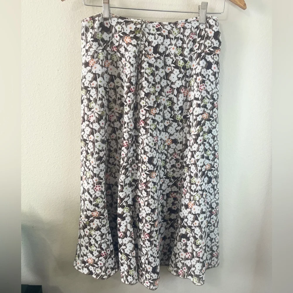 CHRISTOPHER & BANKS FLORAL SKIRT Size 4